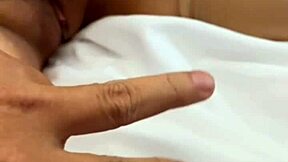 Intriguing wet vietnamese teen masturbates her pussy in the air