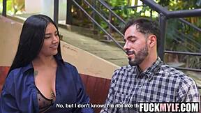 Filthy Blowjob From Petite Teen La Rola Mike Zander!