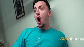 Adorable redhead teen slut moans in dorm while syncing with roommate's fantasy comic sounds in college setting.