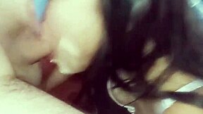 Horny Latina Jewel Gives Deepthroat Blowjob And Fucks Until Cumshot In Mouth