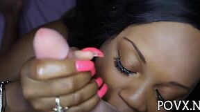 Is this hot babe really hooked on rough wild fucking?