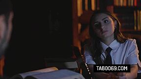 Pervert Priest Takes Virgin Teen Penelope Kay's Ass in Rough Doggystyle and Cowgirl Action!