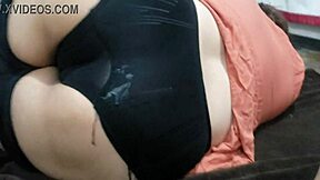 giving massage to best friend in mini short at gym