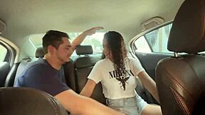 INNOCENT Brunette BENDS OVER And FUCKS Stranger For Cash In Car