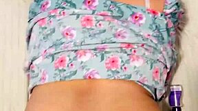 my husband grabs my chubby ass in fishnets. he fucks me hard doggystyle... oh yeah