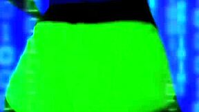 The lovely Latina teen dances sensually in homemade video with rhythmic moves