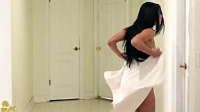 Petite Latina and Skinny Babe in HD Lesbian Scissoring Session