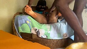 the little 18+ bitch takes a big black cock in her tight pussy