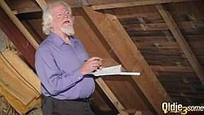 Kiara and Mia, do you both want to fuck this old man and share his cum after doggystyle missionary pounding?