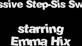 Slutty submissive stepsis struggles but can't resist stepbro's huge monster cock in homemade rough sex with orgasm and cum swallow - MyPervyFamily.