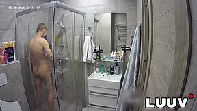 uhh luuv abbadon is takin a shower and shavin carefully preppin for the reality show