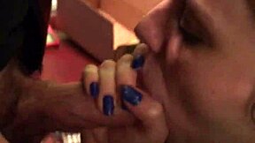 the tipsy girlfriend shares an intimate moment with a deepthroat surprise