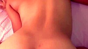 Petite Latina moans in doggystyle after changing mind on just the tip