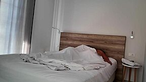 sharing a hotel room with my curvy brunette stepmom turns into a taboo adventure