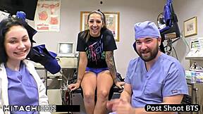 i can't stop shaking from nurse lenna lux's mandatory hitachi vibes forcing orgasms on me like a human guinea pig with stefania mafra