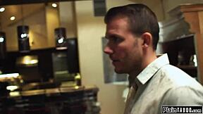 stepsis acts all bitchy but begs stepbro for rough pussy pounding