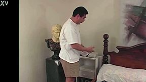 Hey, why is Zoe stripping and spanking her boyfriend for sniffing her panties in this homemade clip?