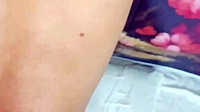 hey nepali gf sneaks to bf's room for that shaved pussy ride and wild orgasm