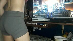 I can't believe how perfect my body looks dancing in this cosplay outfit, but then I start masturbating my wet pussy and even try some anal assfucking