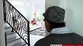 Whoa, this teen just lost her virginity riding pervy step grandad in fucked up family 😲