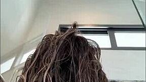 HARD BATHROOM FUCK! Stranger Pounds Tight Asian Pussy Raw!