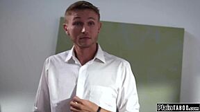 Stepsis rides stepbro's monster cock deep. She keeps his secret with shaved pussy oral.