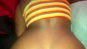 Creampie quickie with petite ebony before roommate returns 😏