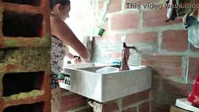 stepmom catches me jerking off while she does laundry and fucks me instead part 1 lizi love