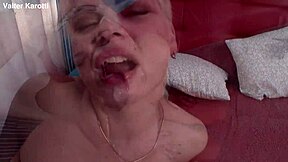 angela's anal pounding hits orgasm so hard you hear her scream