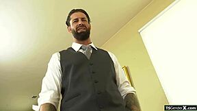 sugarbaby shemale itzel saenz begs daddy for bareback anal