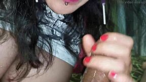 ever seen a pigtail trans slut bent over her miniskirt for monster cock?