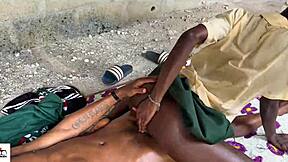 virgin stepsis rides big black cock to learn fucking