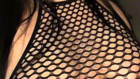 Curvy Brunette Amateur Worships Own Big Tits Wet Pussy