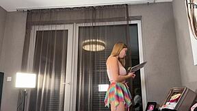 amazing big tits big ass college girl halloween costume haul turns into hot slut porn