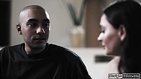 stepsis and bro can't resist so they fuck hard with big black cock