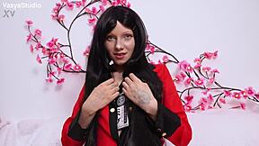 Cum-Filled Yumeko Swallows Load Then Coats Juicy Ass Closeup