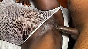 Petite Black Teen Dripping Wet From Ebony Banging