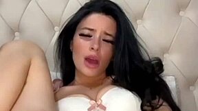 Horny American College Exchange Student Teases Squirting Orgasm Webcam Solo