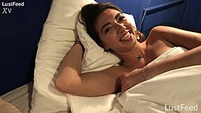 Latina milf Frida Sante takes creampie in homemade amateur fuck video