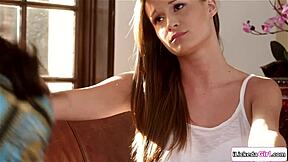 i'm grinding my wet pussy on busty latina stepmom's face while she licks