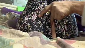 Stepsis watches xvideos porn gets wet lets stepdad rip leggings finger her pretty teen pussy