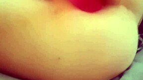 swedish teen... umm, shoves big dildo in ass!