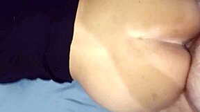 doggystyle pounding juicy colombian pussy makes her squirt milk my cum