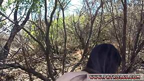 slim latina teen deepthroats fucks border patrol cumshot