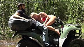 bailey brooke and justin sane's 4-wheeler ride turns into creampie fuck adventure