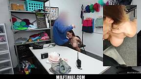 mckenzie lee caught stealing, punished with doggystyle pounding