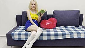 teasing teen squirts huge fucked by tutor