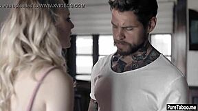 older guy gently takes virginity from nervous petite blonde teen in first time