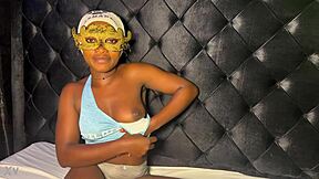 wanna see this sexy ebony teen wet pussy up close?