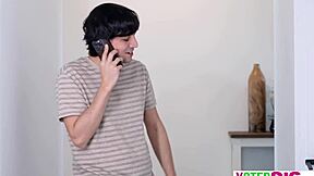 stepsis begs stepbro for another creampie pounding